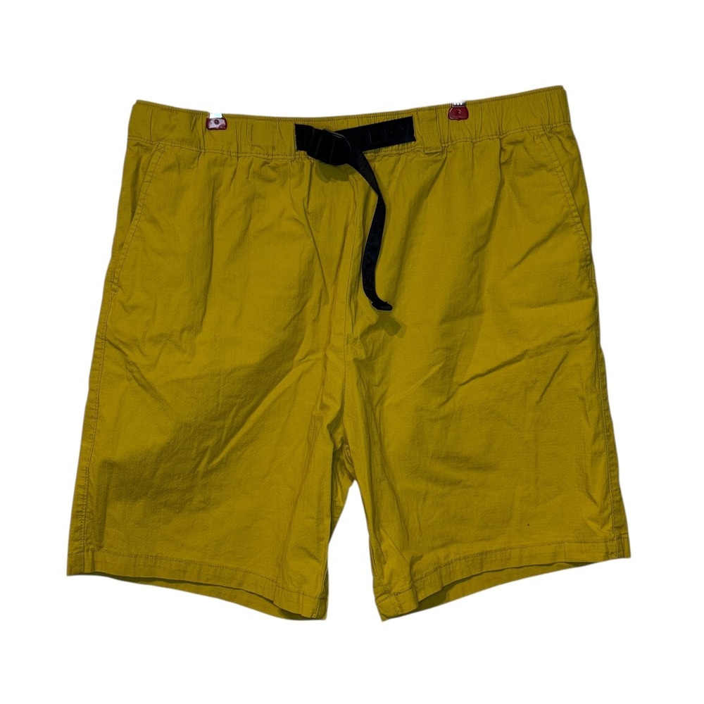 Levi's Men's Shorts Pull on Pockets Ripstop Belted Two Back Pockets Yellow XL‎